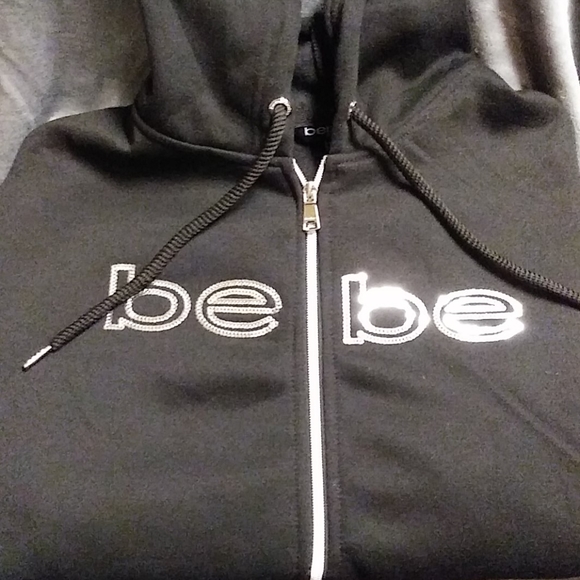 Bebe Sequin Outline Logo Jacket - Picture 1 of 4